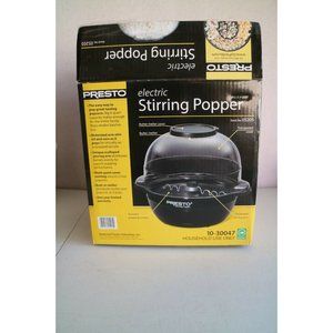Presto Stirring Popper electric 6 quart Popcorn popper